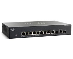 Cisco SG 300-10P (SRW2008P-K9-NA) 10-Port Gigabit PoE Managed Switch