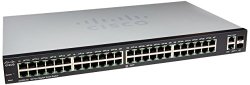 Cisco Small Business 200 Series SLM2048T-NA Smart SG200-50 Gigabit Switch 48 10/100/1000 Ports, Gigabit Ethernet Smart Switch, 2 Combo Mini-GBIC Ports
