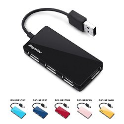 EagleTec HUB3639 USB 2.0, 4 Port Hub (Black Color, Ultra Slim Size 9mm)