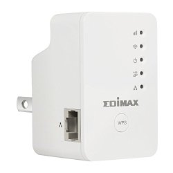 Edimax EW-7438RPn Mini New Version N300 Universal Wireless Range Extender / Wi-Fi Repeater / Wall Plug / Ethernet Port