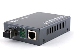 Gigabit Ethernet Fiber Media Converter – UTP to 1000Base-SX – LC Multimode, 550m, 850nm