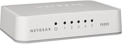 NETGEAR ProSAFE FS205 5-Port Fast Ethernet Switch (FS205)