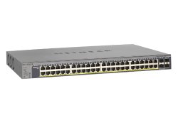 NETGEAR ProSAFE GS752TP 48-Port Gigabit PoE Smart Swich with 8 PoE+ Ports 384w (GS752TP-100NAS)