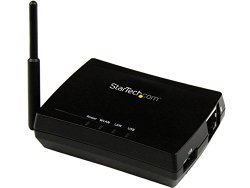 StarTech.com 1-Port USB Wireless iPad Network Print Server (PM1115UA)