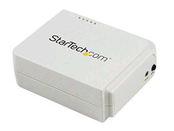 StarTech.com 1 Port USB Wireless Network Print Server with 10/100 Mbps Ethernet Port (PM1115UW)