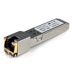 StarTech.com Cisco Compatible Gigabit RJ45 Copper SFP Transceiver Module Mini-GBIC – 10/100/1000Base-T Copper SFP Module