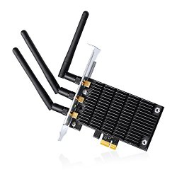 TP-LINK Archer T9E AC1900 Dual Band Wireless PCI Express Adapter, 5Ghz 1300Mbps + 2.4Ghz 600Mbps, Beamforming, 3T3R
