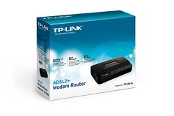 TP-LINK TD-8816 ADSL2+ Modem Router, 1 RJ45, ADSL Splitter, 24Mbps Downstream, QoS, NAT firewall