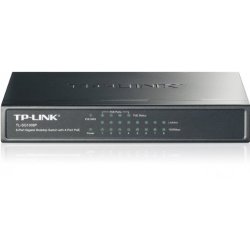 TP-LINK TL-SG1008P 8-Port Giagbit PoE Switch, 4 POE ports, IEEE 802.3af, Max Output 53W
