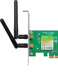 TP-LINK TL-WN881ND Wireless N300 PCI Express Adapter, 2.4GHz 300Mbps, Include Low-profile Bracket
