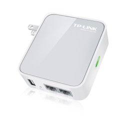 TP-LINK TL-WR710N 150Mbps Wireless N Mini Pocket Router, Repeater, Client, 2 LAN Ports, USB Port for Charging and Storage