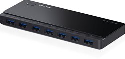 TP-LINK UH700 7-Port USB 3.0 Hub, 5Gbps Transfer Rate with 12V/2.5A Power Adapter, 1-Meter USB 3.0 Cable, Plug and Play