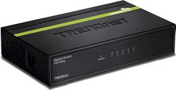 TRENDnet 5-Port Unmanaged Gigabit GREENnet Desktop Metal Housing Switch, TEG-S50g