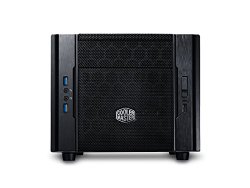 Cooler Master Elite 130 No Power Supply Mini-ITX Tower Case, Midnight Black RC-130-KKN1