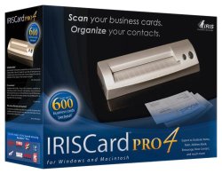 Iris USOA393 IRISCard Pro 4 Business Card Scanner
