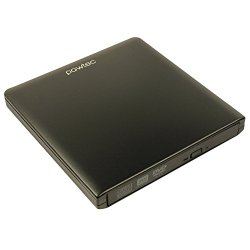 Pawtec External USB 3.0 Aluminum 8X DVD-RW Writer Optical Drive with Lightscribe (Black)
