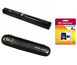 VuPoint Magic Wand Portable Scanner with Carrying Case & 4GB MicroSD Card