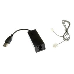 56K USB 2.0 Voice Fax Data External V.90 V.92 Modem Converter Black