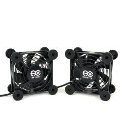 AC Infinity AI-MPF80A2 Quiet Dual 80mm USB Fan for Receiver DVR Playstation Xbox Computer Cabinet Cooling