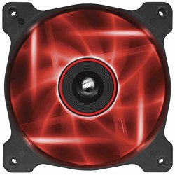 Corsair Air Series AF120 LED Quiet Edition High Airflow Fan Single Pack – Red (CO-9050015-RLED)
