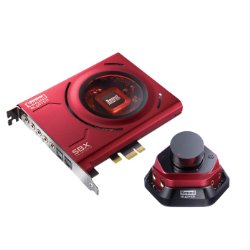 Creative Sound Blaster Zx PCIe Gaming Sound Card with High Performance Headphone Amp and Desktop Audio Control Module