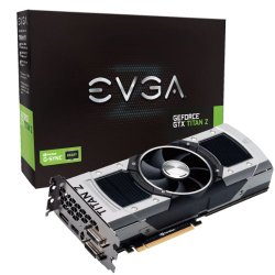 EVGA GeForce GTX TITAN Z 12GB GDDR5, 768bit, Dual-Link DVI-I, DVI-D, HDMI,DP, SLI Ready Graphics Card 12G-P4-3990-KR