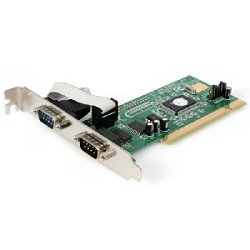 StarTech.com 2 Port PCI RS232 Serial Adapter Card with 16550 UART PCI2S550