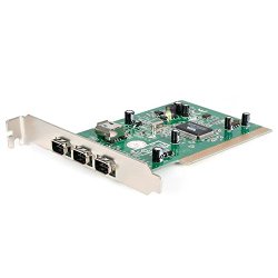 StarTech.com 4-Port PCI 1394a FireWire Adapter Card with Digital Video Editing Kit (PCI1394_4)