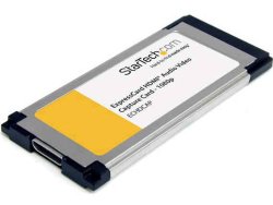 StarTech.com HDMI to ExpressCard HD Video Capture Card Adapter 1080p TV Tuners and Video Capture ECHDCAP