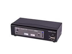 ConnectPRO UD-12+KIT, 2-port USB DVI KVM switch w/ DDM & multi-hotkey