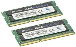 Corsair Apple 8 GB Dual Channel Kit DDR3 1066 (PC3 8500) 204-Pin DDR3 Laptop SO-DIMM Memory CMSA8GX3M2A1066C7