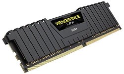 Corsair Vengeance LPX 16GB (2x8GB) DDR4 DRAM 3000MHz (PC4-24000) C15 Memory Kit – Black (CMK16GX4M2B3000C15)