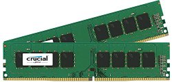 Crucial 16GB Kit (8GBx2) DDR4 2133 MT/s (PC4-17000) CL15 DR x8 Non-ECC UDIMM 288-Pin Memory CT2K8G4DFD8213/CT2C8G4DFD8213
