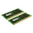 Crucial 4GB Kit (2GBx2) DDR2 800MHz (PC2-6400) CL6 SODIMM 200-Pin Notebook Memory Modules CT2KIT25664AC800