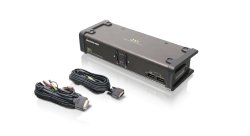 IOGEAR 2-Port DVI KVMP Switch with Cable GCS1102 (Black)