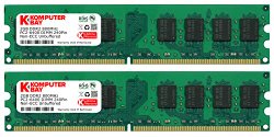 Komputerbay 4GB 2X 2GB DDR2 800MHz PC2-6300 PC2-6400 DDR2 800 (240 PIN) DIMM Desktop Memory