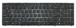 New US Layout Black Keyboard with Frame for K53E X53U X53E K53S K53SC K53SC-1B K53SD K53SJ K53Sj-3C K53SV K53BY X53S series laptop.
