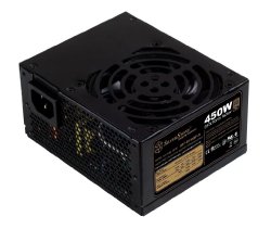 SilverStone Technology 450W SFX Form Factor 80 PLUS GOLD Full Modular Power Supply with +12V single rail, Active PFC (ST45SF-G)