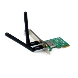 StarTech.com PCI Express Wireless N Adapter – 300 Mbps PCIe 802.11 b/g/n Network Adapter Card, 2T2R 2.2 dBi – PCIe Wireless Desktop Card