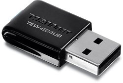 TRENDnet 300Mbps Wireless N USB Adapter, Compatible with Windows XP/Vista/7/8/8.1, TEW-624UB
