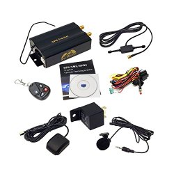 ATian GPS SMS tracker TK103B with remote control Free PC version software google maps link real time tracking