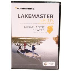 Humminbird Lakemaster Mid Atlantic States Contour Map Software, Black