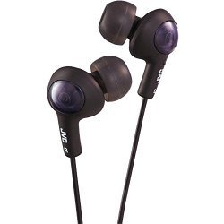 JVC HAFX5B Gumy Plus Inner Ear Headphones -Black