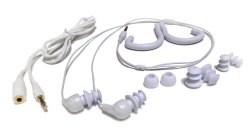 Swimbuds 100% Waterproof Headphones Designed for Flip Turns! *** Underwater Audio Waterproof iPod Promotion Available – (See Details Below)