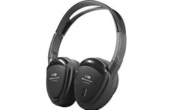 Soundstream VHP-12 2-Channel IR Foldable Headphones with Storage Case
