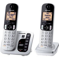 Panasonic DECT 6.0 2-Handset 1-Line Landline Telephone (KXTGC222S)