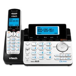 Vtech 6.0 2-Line Expandable Cordless Phone with Digital Answering System and Caller ID (DS6151)