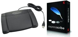 Infinity USB Foot Pedal w/ Express Scribe Professional Software