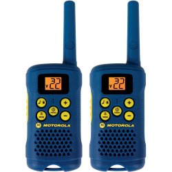 Motorola MG160A 16-Mile Range 22-Channel FRS/GMRS Pair of Two-Way Radio (Light blue)