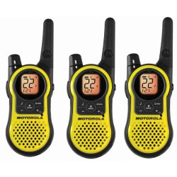 Motorola MH230TPR Rechargeable Two Way Radio 3 Pack, FRS/GMRS